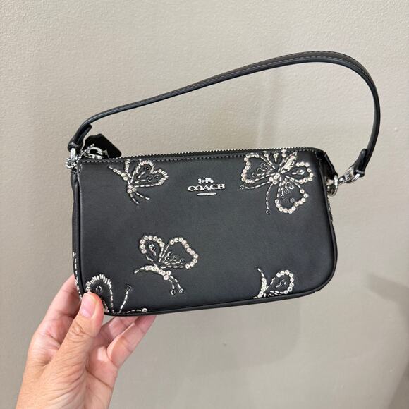 Coach Nolita 19 With Sparkly Butterfly Print CCF58‼️choose 1 color‼️ - Picture 9 of 15